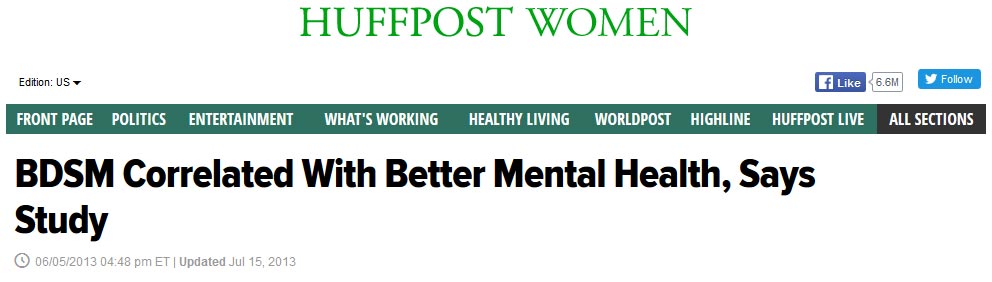 Huffpost Women on BDSM